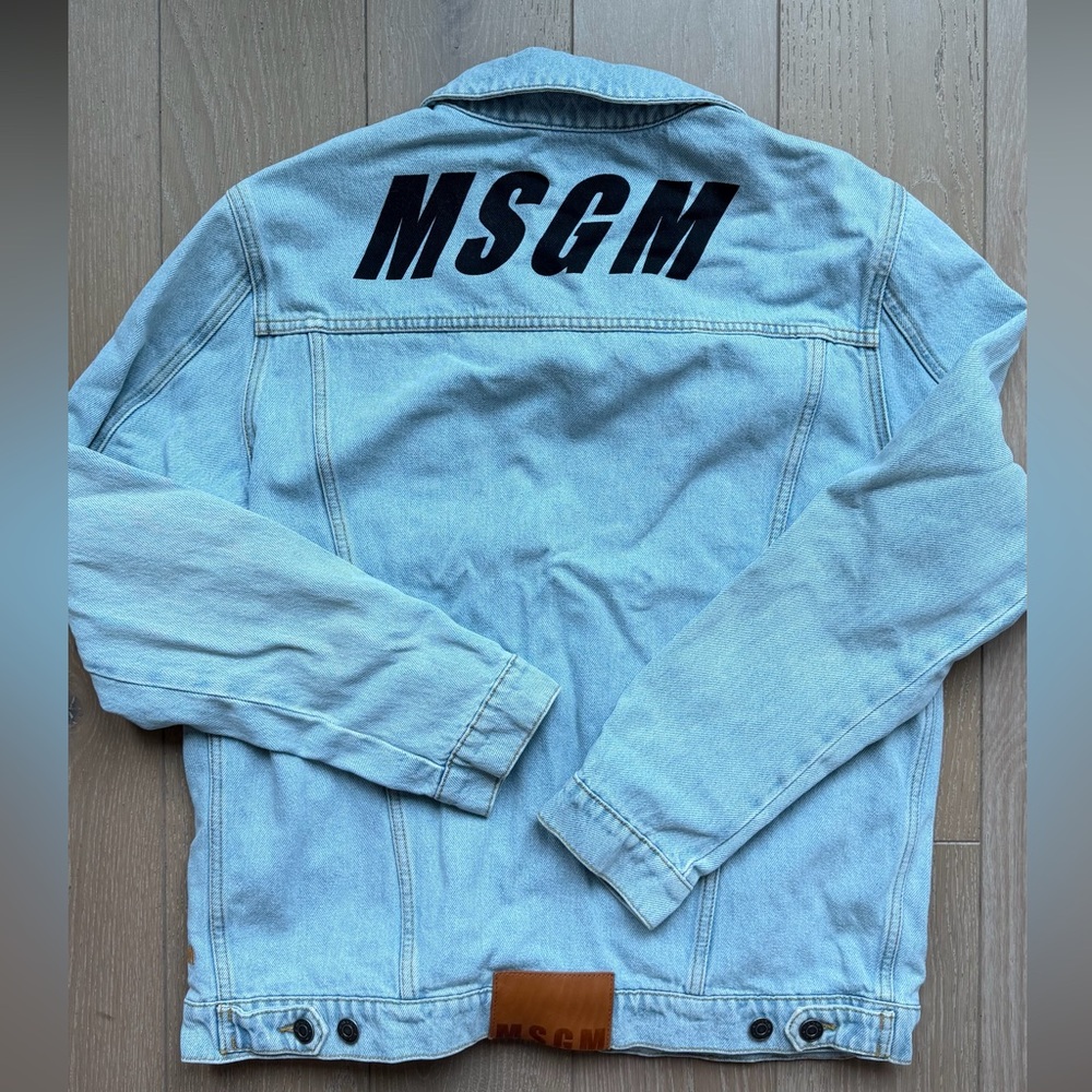 MSGM Light Blue Denim Jacket - Picture 7 of 7